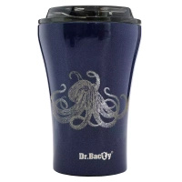Kubek do kawy wielorazowy Dr.Bacty Apollo 227 ml - Dla nurków - granatowy