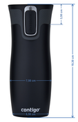 Kubek termiczny Contigo West Loop 2.0 470ml - Stalowy