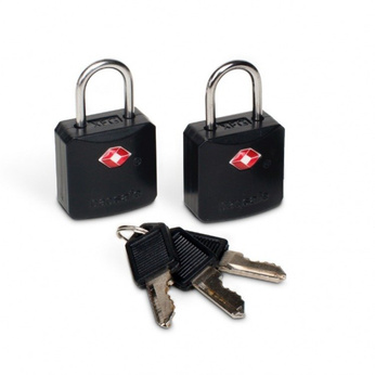 Kłódka bagażowa antykradzieżowa z systemem TSA Pacsafe Prosafe 620 - 2 sz. - czarne