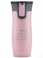 Kubek termiczny Contigo West Loop 2.0 470ml - Po co Mi włosy - Różowy Mat