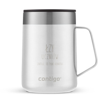 Kubek termiczny na Dzień Nauczyciela - Contigo Streeterville 420 ml - Biały