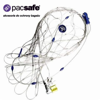 Siatka antykradzieżowa do zabezpieczenia bagażu - plecaka lub walizki - Pacsafe 120 l (L)