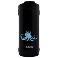 Cooler na puszkę Dr.Bacty Notus 360 ml - Ośmiornica niebieska - czarny