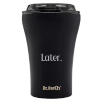 Kubek wielokrotnego użytku Dr.Bacty Apollo 227 ml - Later - czarny