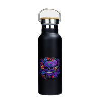 Butelka termiczna stalowa Dr.Bacty Iris 500 ml - Czarna - Czacha