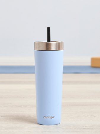 Kubek termiczny ze słomką Contigo Luxe Tumbler 720ml - Periwinkle