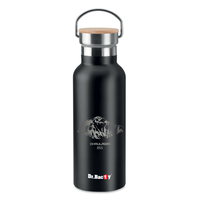 Butelka termiczna z grawerem Dr.Bacty Iris 500 ml - Czarna - Daulagiri