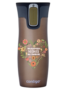 Kubek termiczny Contigo West Loop 2.0 470ml - Najlepsza Mama - Latte