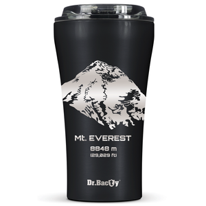 Kubek termiczny na kawę Dr.Bacty Apollo 2.0 - 360 ml - Mt. Everest - Black Matt