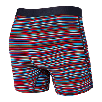 Bokserki męskie szybkoschnące SAXX VIBE  Boxer Brief paski - wielokolorowe