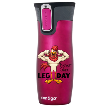 Kubek termiczny Contigo West Loop 2.0 470 ml - Leg Day