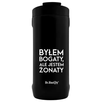 Kubek termiczny Dr.Bacty Notus 360 ml - Dla mężczyzny - czarny