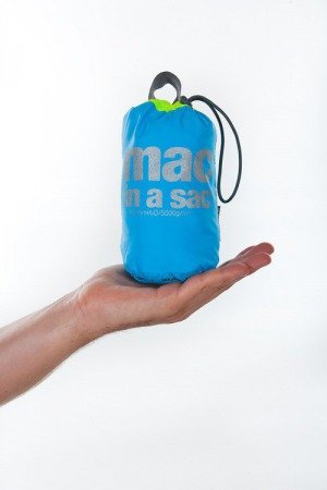 Kurtka przeciwdeszczowa Mac in a Sac Neon - niebieski