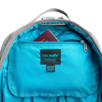 Plecak miejski antykradzieżowy 18l Pacsafe ECO CX Econyl® - szary