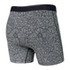 Bokserki męskie SAXX  PLATINUM Boxer Brief Kwiaty - czarne