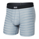 Bokserki męskie chłodzące / sportowe z rozporkiem SAXX DROPTEMP COOL Boxer Brief Fly – błękitne