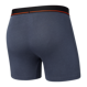 Bokserki męskie elastyczne SAXX NON-STOP STRETCH Boxer Brief z rozporkiem - granatowe